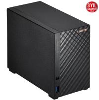 ASUSTOR AS1102T 1GB 2 BAY 1xGLAN DEPOLAMA ÜNİTESİ (NAS CİHAZI)